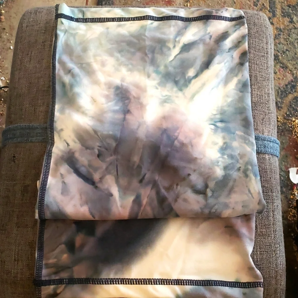 Saitag Blue Tie Dye Sun Dust Protection Neck Gaiter